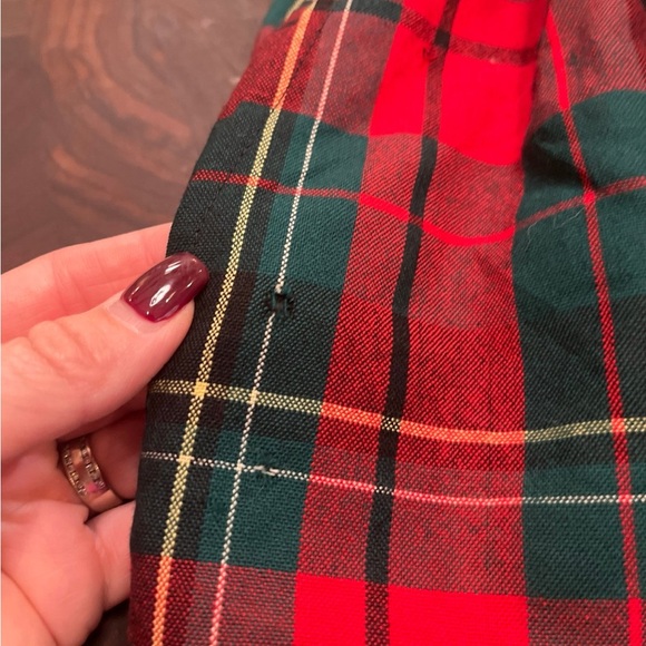 Vintage Pendleton Plaid Knockabout Shorts Front Pleat Bermuda size 12 -wool - Picture 5 of 5